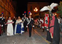 Miniatura della scheda Festa della #Perdonanza celestiniana#: corteo di rientro verso il Palazzo municipale
